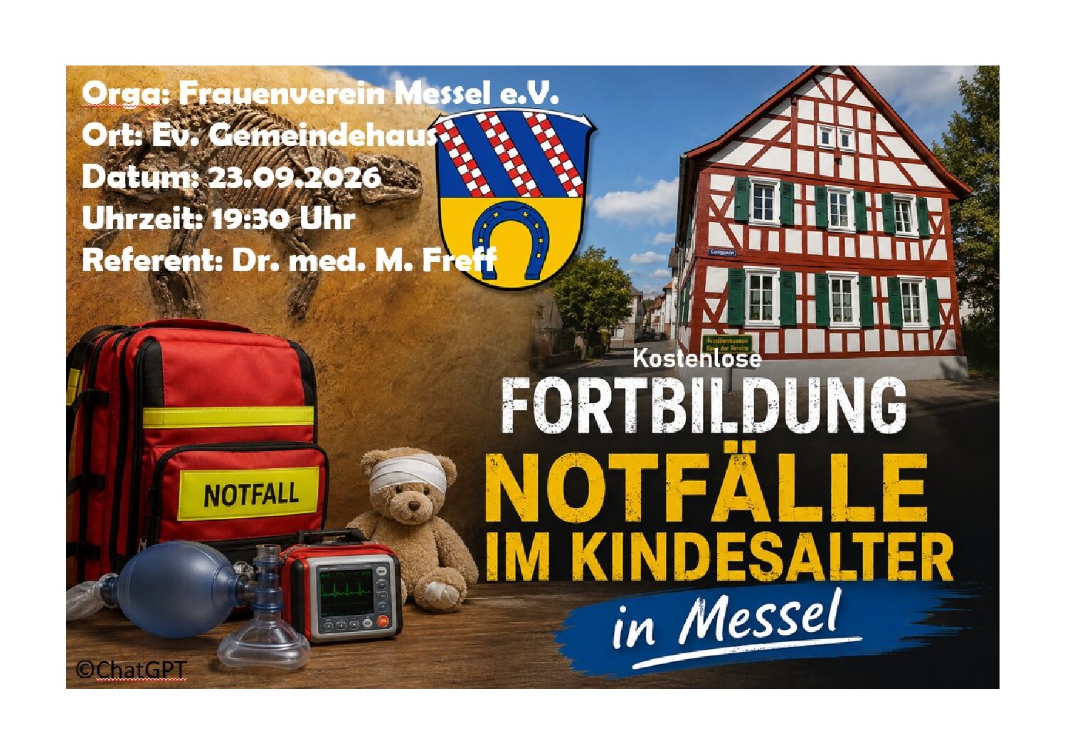 Vortrag über „Notfälle im Kindesalter“